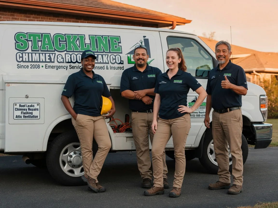 Chimney flashing repair company in Steinauer, NE
